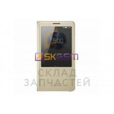 Чехол книжка S View Cover с окошком (цвет: Gold), оригинал Huawei sam2000888898865