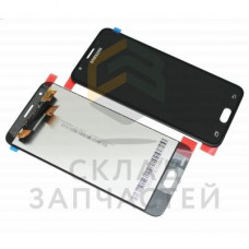 Дисплей в сборе с сенсорным стеклом (тачскрином) (Black), оригинал Samsung GH96-10325A