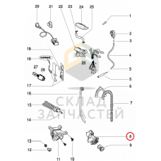 Насос (помпа) для стиральной машины, оригинал Ariston C00302918