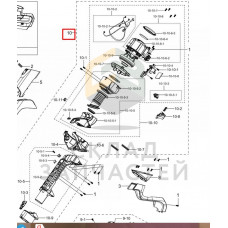 Рамка, цвет черный, оригинал Samsung DJ97-02620A