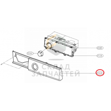 Панель корпуса, сборка панели управления, оригинал LG AGL73918919