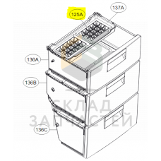 Лоток для льда, оригинал LG MJS64092301