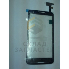 Сенсорное стекло (тачскрин) (Black) парт номер AUE16T0A10C2, оригинал Alcatel AUE16T0A10C2