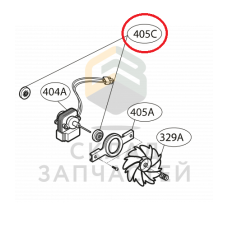 Демпфер мотора вентилятора из вулканизированной резины, оригинал LG 5040JQ3003A