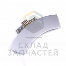 Ручка люка серебро, оригинал Samsung DC64-01442B