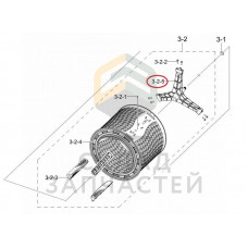 Фланец вала в сборе, оригинал Samsung DC97-16625A