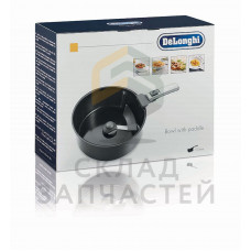 Чаша с лопаткой для мультиварки, DLSK101, оригинал DeLonghi 5512510151