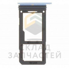 Лоток SIM карты (Blue), оригинал Samsung GH98-40977D