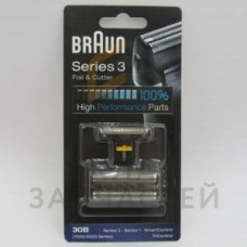 Сетка + р/блок бритвы, оригинал Braun 81387936