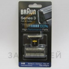 Сетка + р/блок бритвы, оригинал Braun 81387938