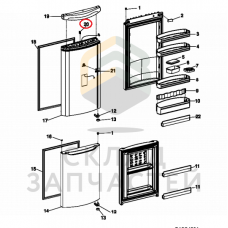 МАГНИТН. МИКРОПЕРЕКЛЮЧ. 15X10X5 ЗАКРЫТОЙ ДВЕРЦЫ, оригинал Indesit C00075612