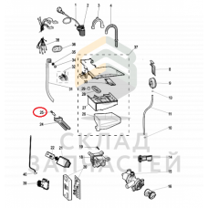 Термистор (датчик температуры) для стиральной, оригинал Ariston C00083915