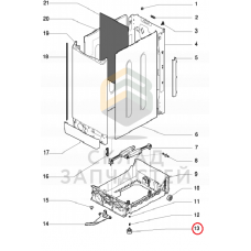 Ножка M8*325мм для стиральной машины, оригинал Ariston C00264322