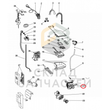 Мотор для стиральной машины, оригинал Indesit C00265826