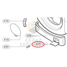 Заглушка пластиковая, оригинал LG MBL62439701