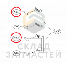 Заглушки для ручки двери, оригинал LG MBL65200707