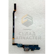 Разъем системный (microUSB) в сборе, оригинал Samsung GH59-13075A